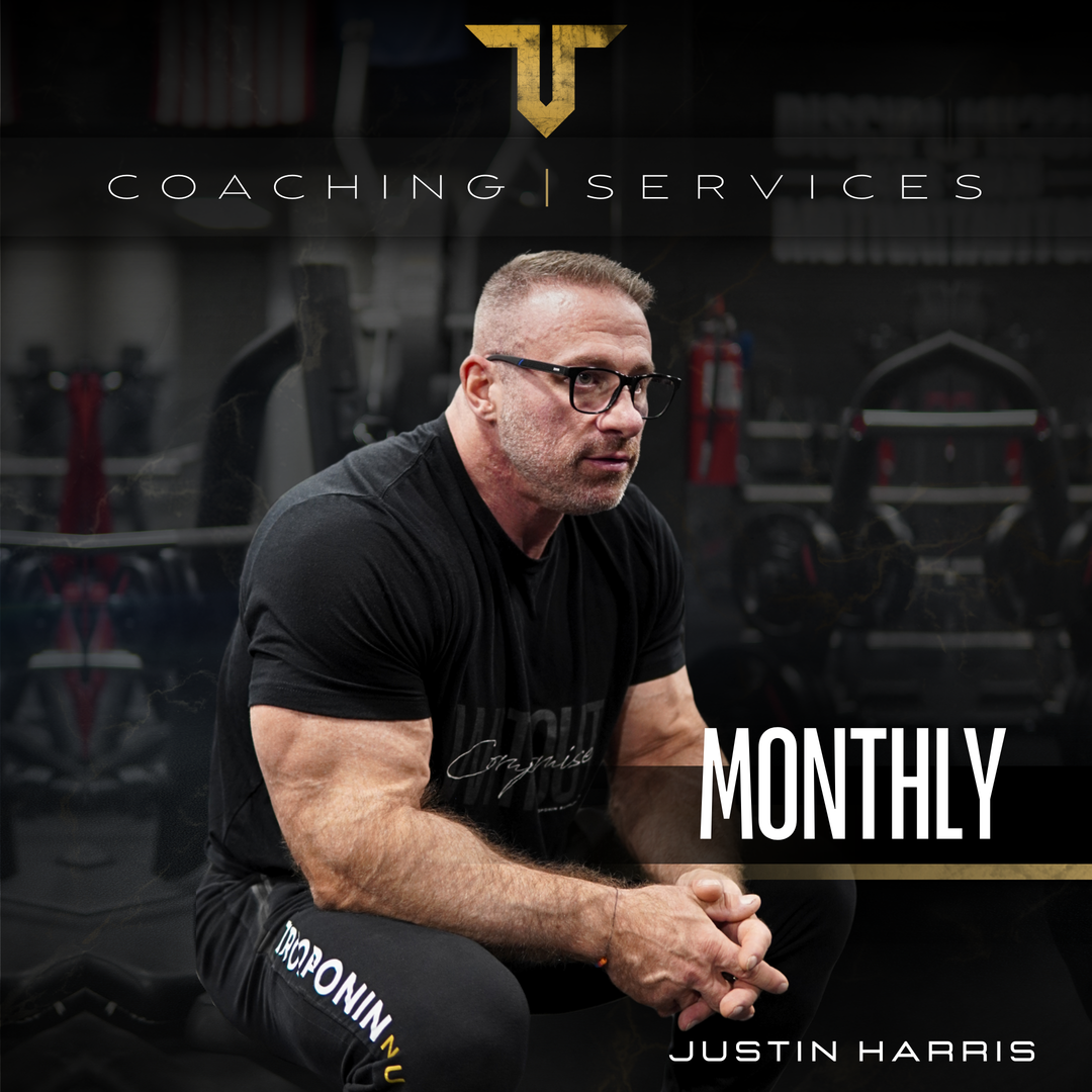 Coaching Plan with Justin Harris (Monthly) Troponin Nutrition