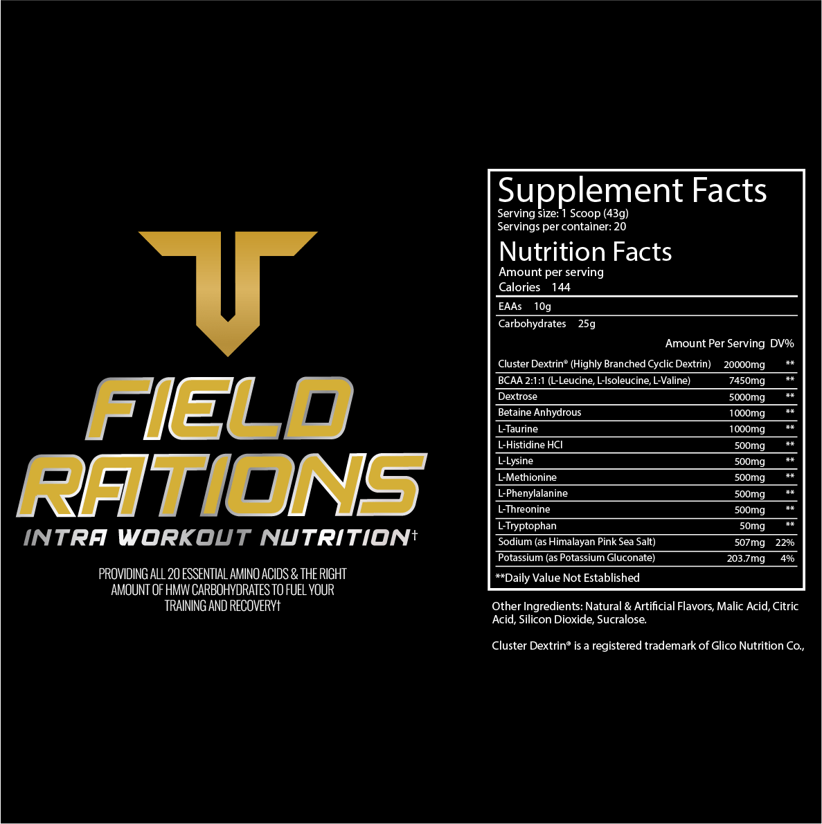 Field Rations Wholesale Case (12 Units) – Troponin Nutrition