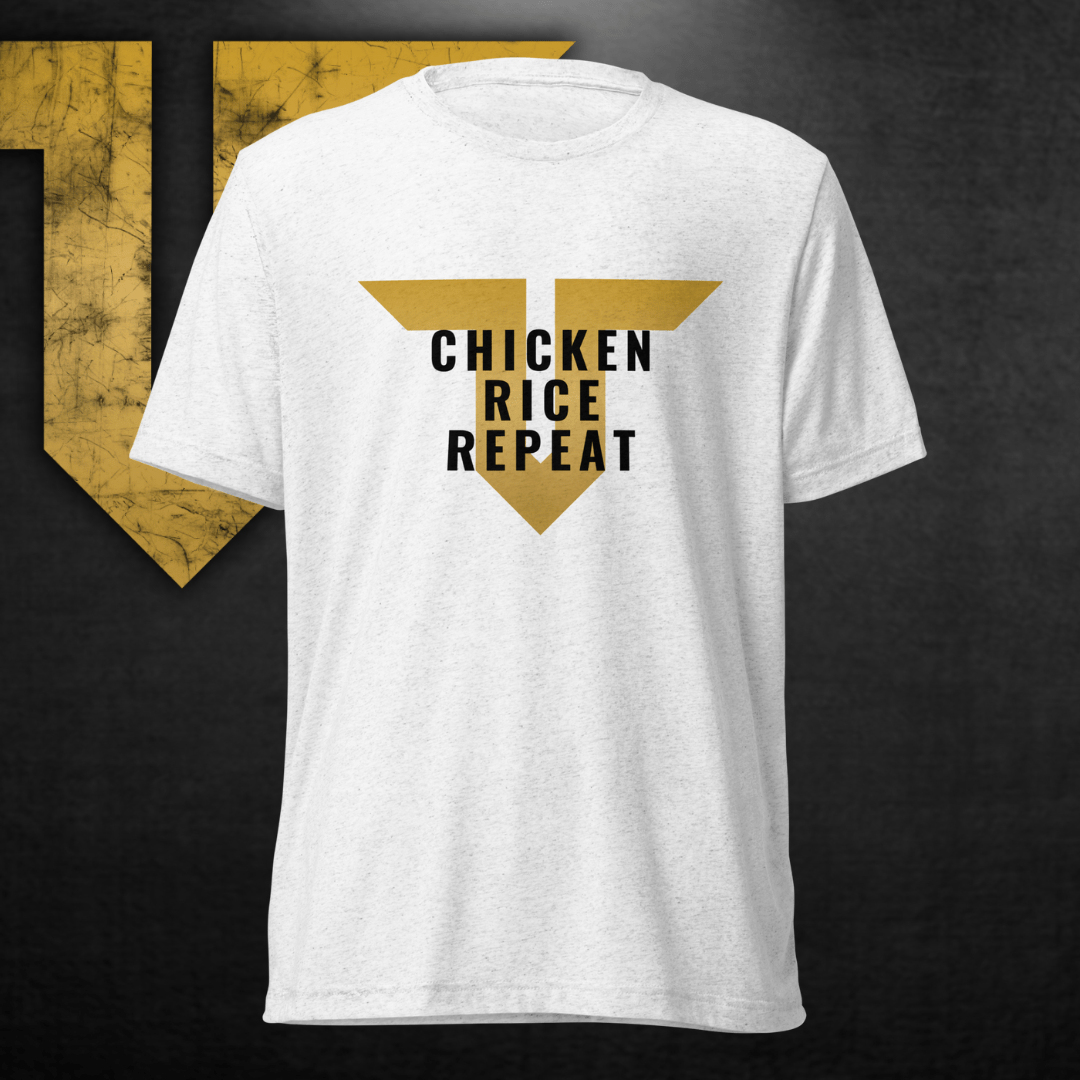 Chicken Rice Repeat Tee | Fitness Apparel | Troponin – Troponin