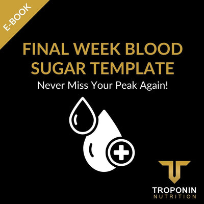 Final Week Blood Sugar Template - Troponin Nutrition